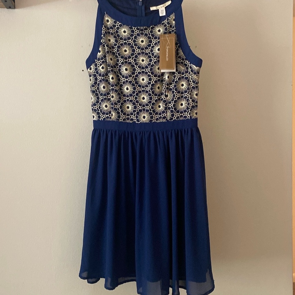 Francesca’s Navy Dress